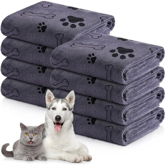 Serviette microfibre pour chien