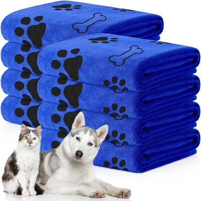 Serviette microfibre pour chien