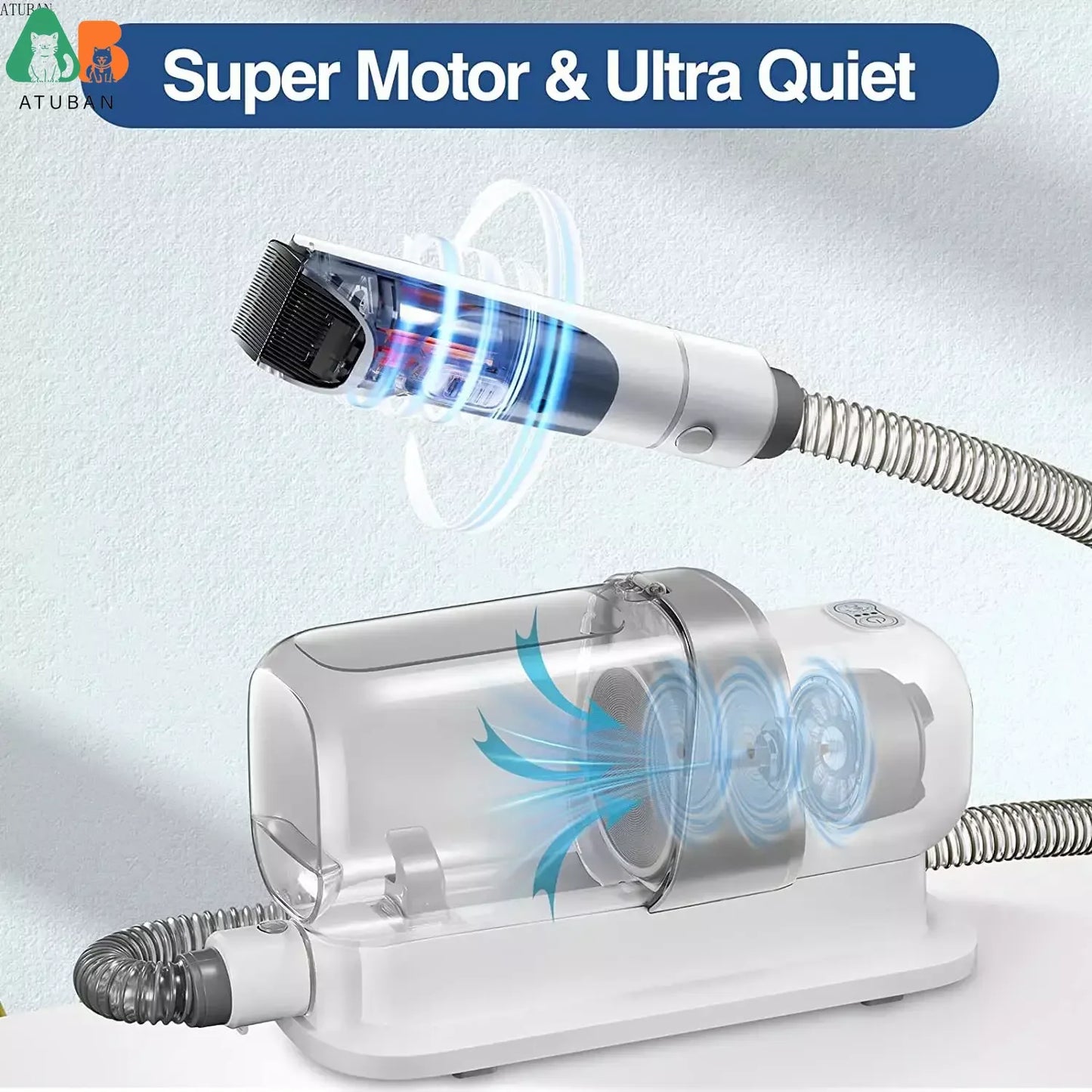 Aspirateur de toilettage pour animaux de compagnie
