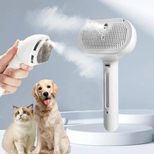 Brosse de Massage à vapeur pour animaux de compagnie