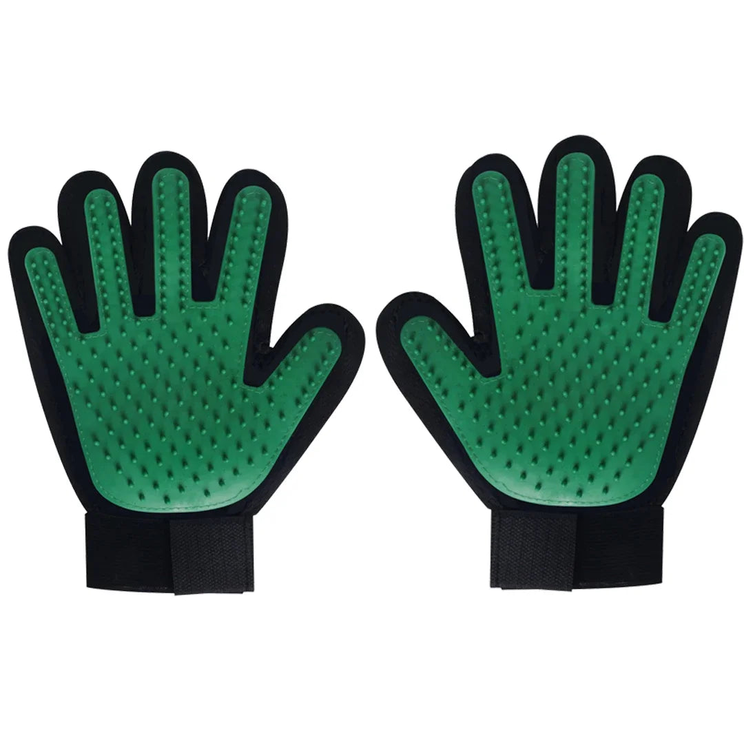 Gants de toilettage pour animaux de compagni