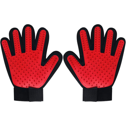 Gants de toilettage pour animaux de compagni